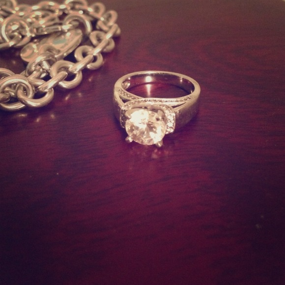 QVC Jewelry - BUNDLE! QVC Diamonique Ring & J. Crew Jeans 29
