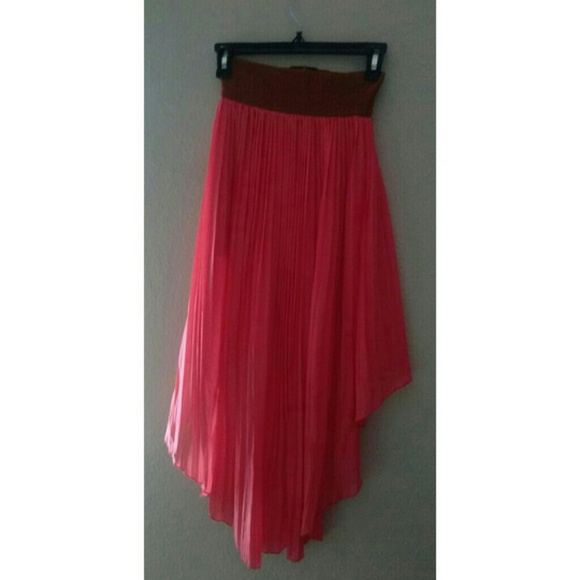 2β£ For $1β£3β£π High low Coral Skirt - Picture 2 of 3