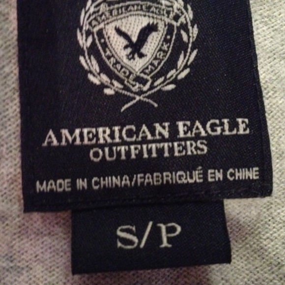 American eagle blue striped sweater / shirt - Picture 3 of 3