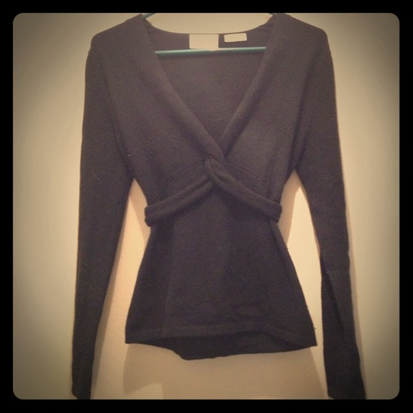 Black Cashmere Sweater