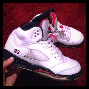 Jordan 5s Olympic "Independence" sz 4.5y ⚠️SOLD⚠️