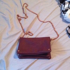 Maroon handbag
