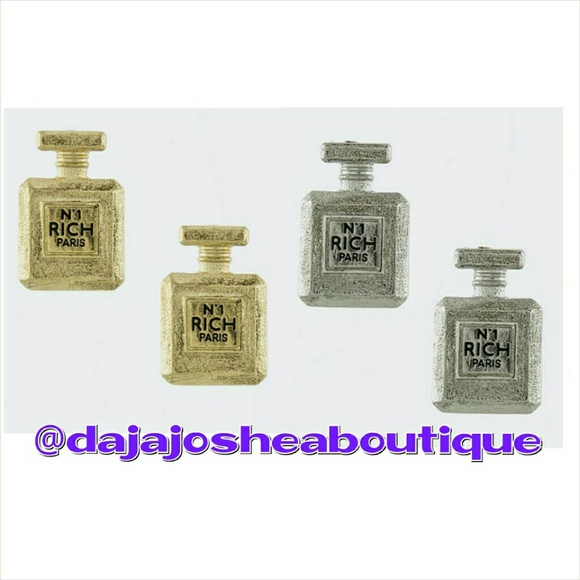 Purfume bottled earrings