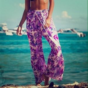 SaboSkirt Fuschia Shutter Palazzo Pants