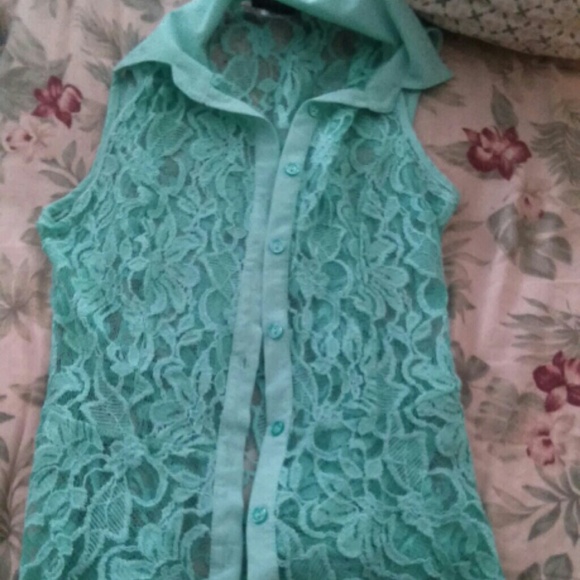 This see thru shirt you could wear a bottom shirt