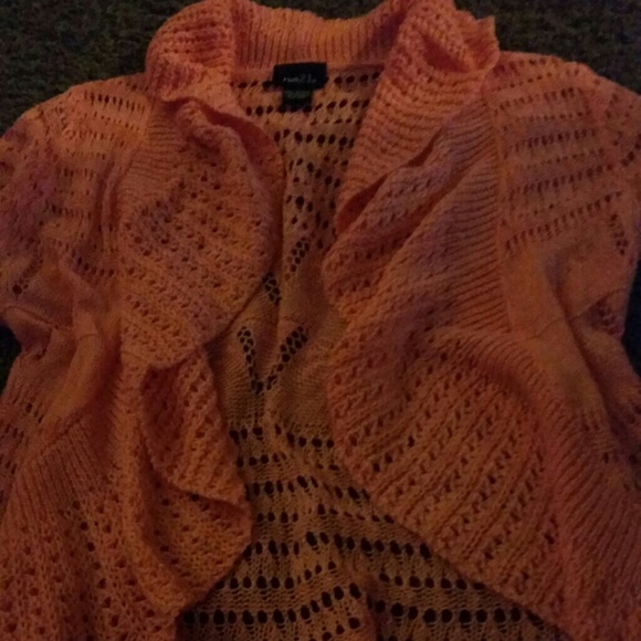 Pink shrug size medium