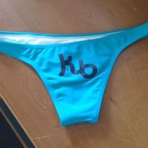 Brand new brazillian teal kauai bikini