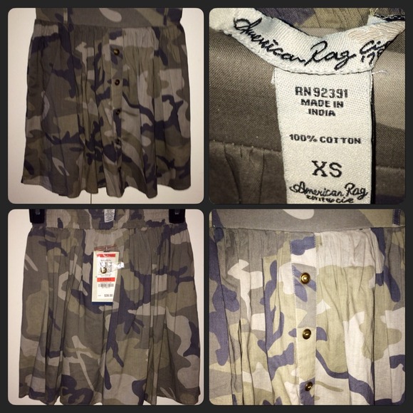 Green Camo Skirt - Picture 2 of 4