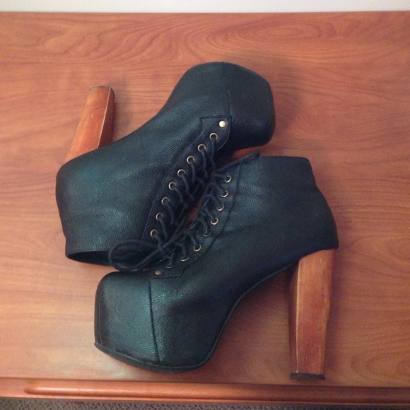 Black Jeffery Campbell Litas - Picture 3 of 3