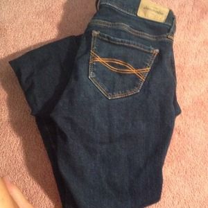Abercrombie and kids dark skinny jeans