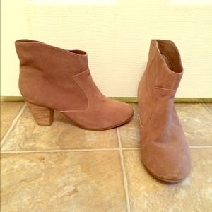 UO Taupe Ecote Booties