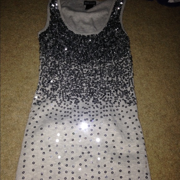Glitter Ombré Tank