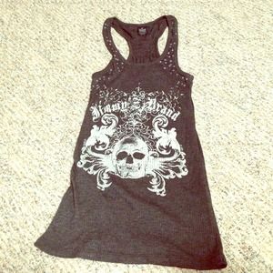 Skull tank top