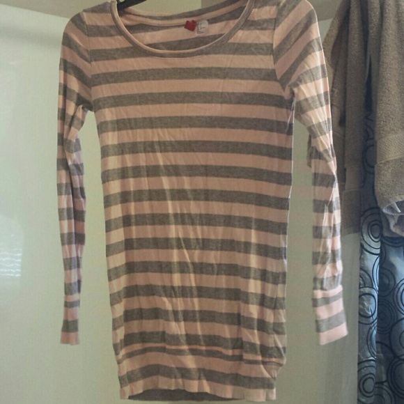 Long sleeve stripped shirt