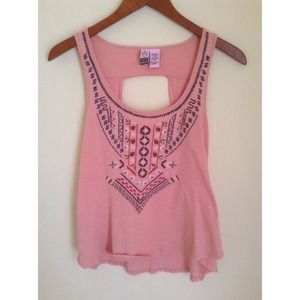 Tribal Print Pink Top