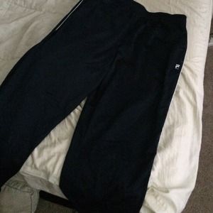 Men's Navy blue Fila sport pants