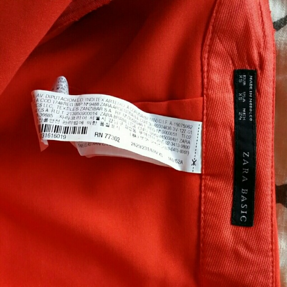 Bundled! {zara} Red Origami Skort - Picture 4 of 4