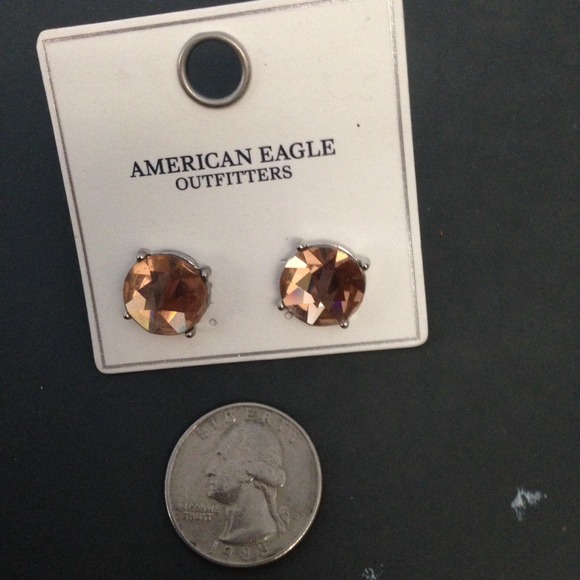 Rose Gold studs.