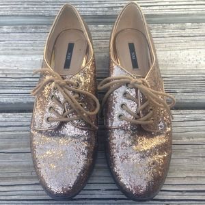 Glittery Oxfords