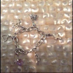 Swarovski charm bracelet
