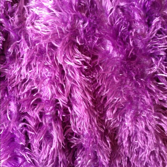 Fuzzy purple blanket!