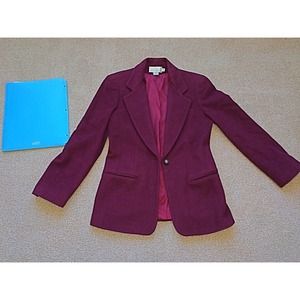 burgundy blazer (PRICE DROPPED)