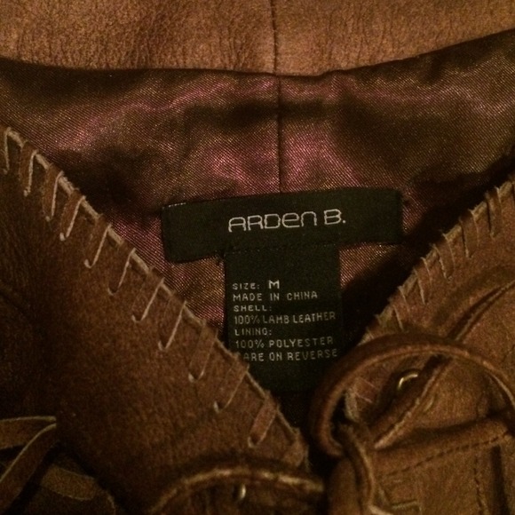 NOT FOR SALE 100% leather top/vest - Picture 2 of 2