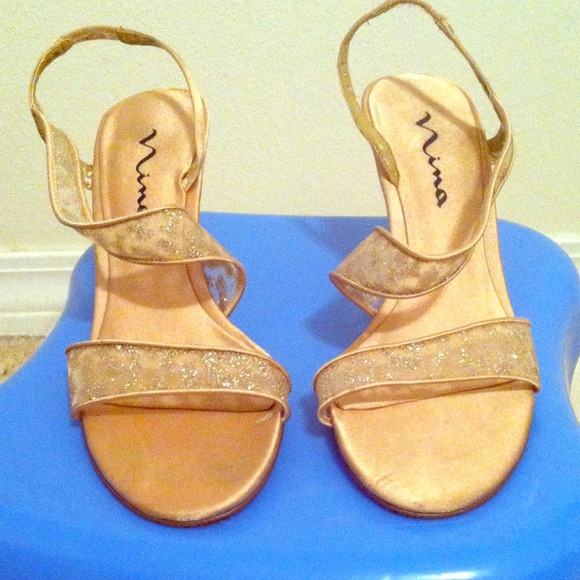 Beautiful gold heels