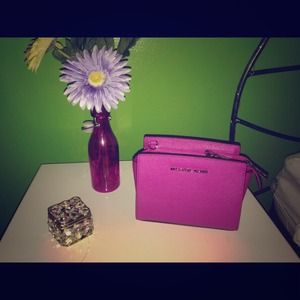 Beautiful hot pink Michael Kors bag!!