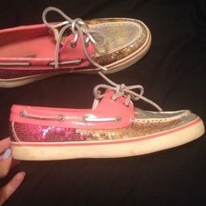 Sequined Sperry's!