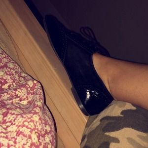 Black oxfords