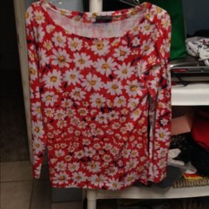 Flower Printed Long Sleeve