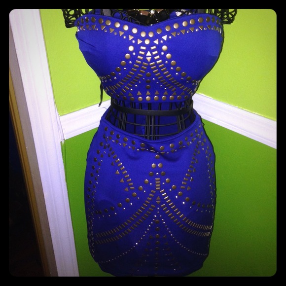 Beautiful royal blue Arden B two piece dress! - Picture 1 of 4