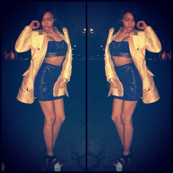 Beautiful royal blue Arden B two piece dress! - Picture 4 of 4