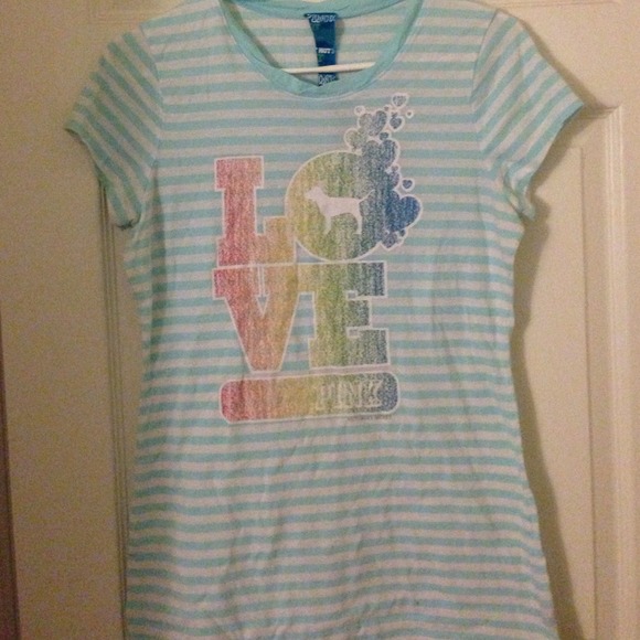 Reserved Victoria secret pink tee and skirt bundle