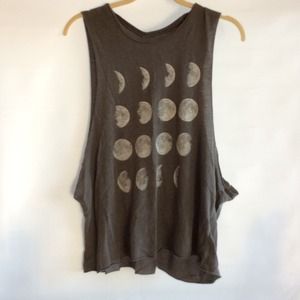 Brandy Melville phases of the moon muscle tank
