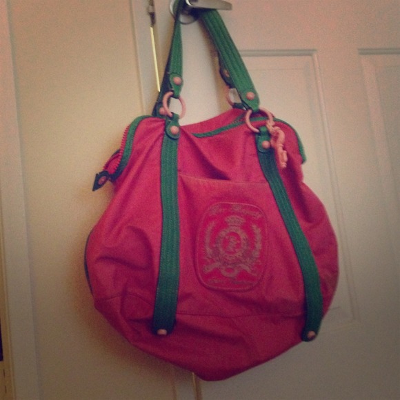 Oversized Juicy Couture tote bag.