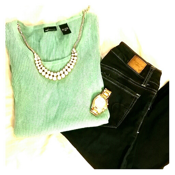 Victoria's Secret teal sweater! - Picture 4 of 4