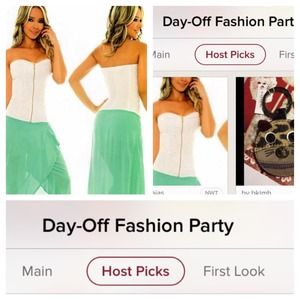 ️HP 12/6  Whiteoff chic corsets  Bustier  Top