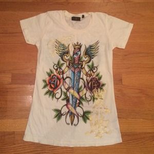 Christian Audigier T Shirt size Small