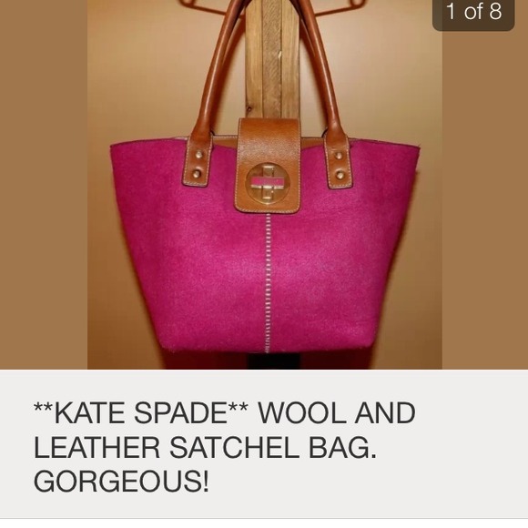 ISO Kate Spade Pink Wool Bag