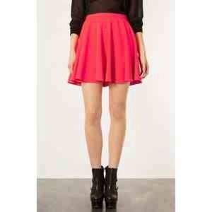 Pink skater skirt