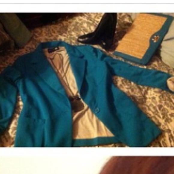 Teal blazer