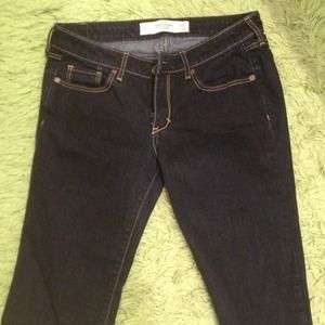 Dark wash A&F skinny jeans