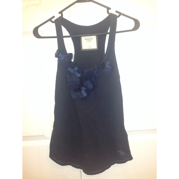 Navy Blue Aberxrombie & Fitch Tank Top