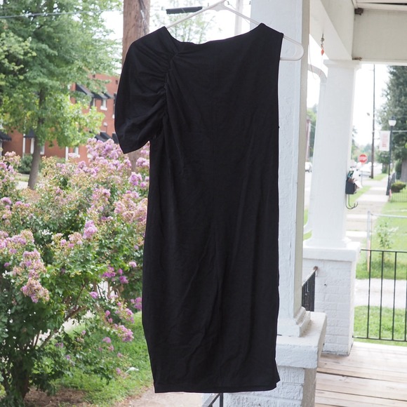 Class black cocktail dress