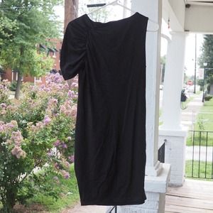 Class black cocktail dress