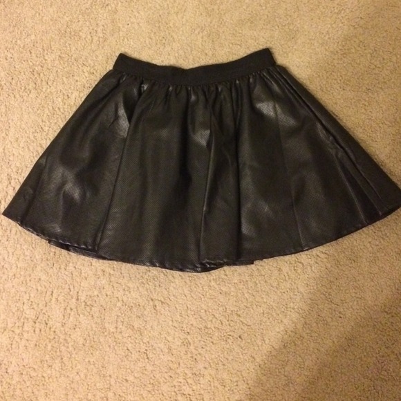 ❌SOLD❌ Leather Circle Skirt