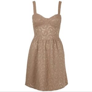 TOPSHOP Paisley Corset Tunic