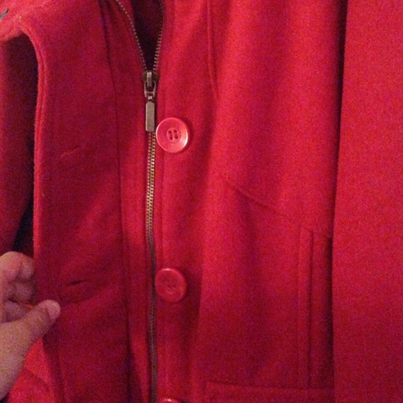 Red winter jacket - Picture 2 of 2